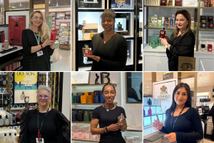 Fortem & Mode Beauty Retail Consultants on counter for fragrance brands across retailers in the UK.